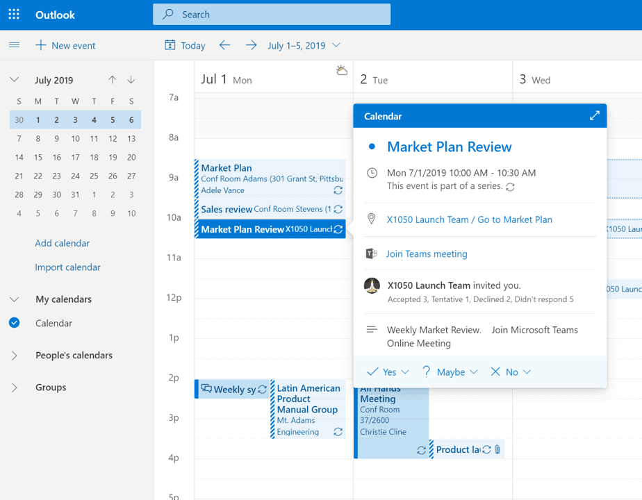 can you drag and drop outlook for mac emails to create a calendar event